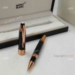 Replica Montblanc JFK Black&Rose Gold Rollerball Pen (1)_th.jpg